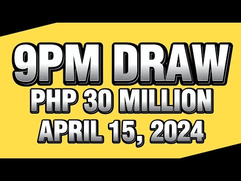 LOTTO 9PM DRAW RESULT TODAY APRIL 15, 2024 #lottoresulttoday #pcsolottoresults #stl