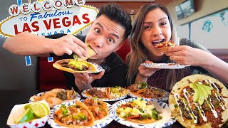 GIANT RIBEYE Steak Tacos In Las Vegas 🌮 Taco Tour
