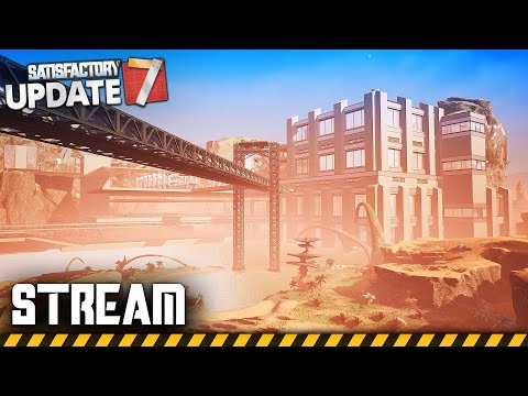 Cosmetics, Trains & Power Failures! - Satisfactory LIVE