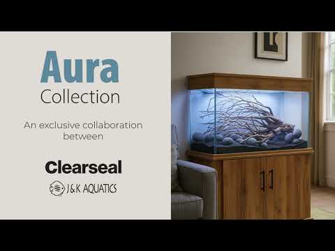 Slide 7 - Clearseal Aura 200 Aquarium Set - Driftwood Grey (video)