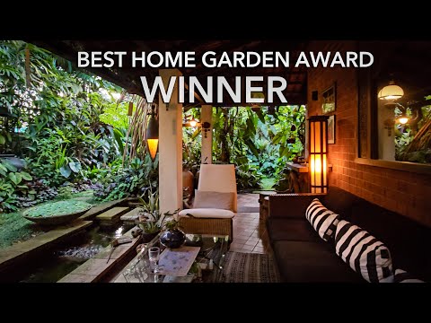 Inside Singapore's AWARD-WINNING Tropical Home Garden🌴| Min's Garden with 15 Design Tips 🦋