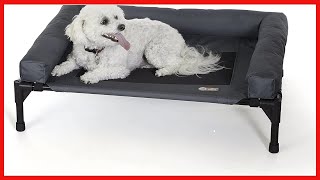 Bon produit - K&H PET PRODUCTS Original Bolster Pet Lit surélevé pour chien avec traversins amovibl