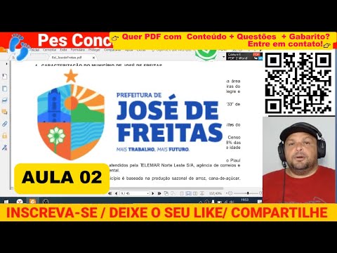 JOSÉ DE FREITAS   PI AULA 02 - CONHECIMENTOS SOBRE O MUNICÍPIO