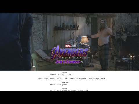 Hulk Recruits Fat Thor | Avengers: Endgame (2019) Scene vs Screenplay [HD]