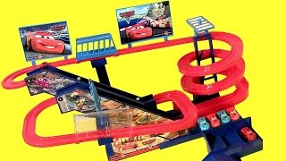 Disney Pixar Cars Super Racing Musical Ultimate Race Track Childrens Toy Dinoco Lightning McQueen
