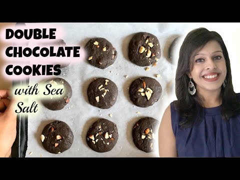 How to make Double Choco Cookie With Sea Salt | By Kirti Bhoutika