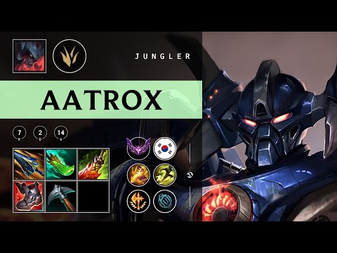 Aatrox Jungle vs Poppy - KR Master Patch 25.24