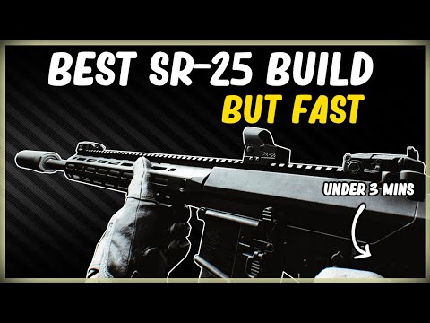 BEST SR-25 BUILD BUT FAST LOW RECOIL - GUN BUILD IN EFT ESCAPE FROM TARKOV IN UNDER 3 MINS