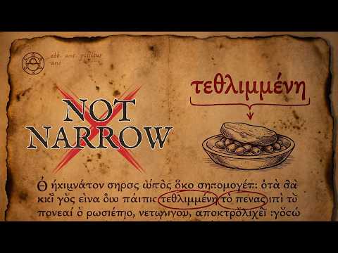 The Narrow Gate Has a Word Every Bible Missed