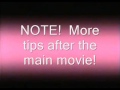 Note More Tips After The Main Movie