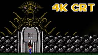 Contra 1988 NES | 4K CRT