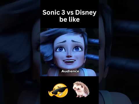 Sonic 3 vs Disney be like