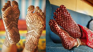 Unique Mehndi Designs On  The Sole Of The Foot||Bridal Special Mehndi Designs On Foot Sole 2022