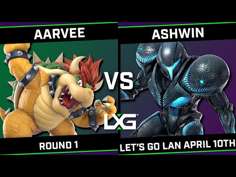 Aarvee (Bowser) vs Ashwin (Dark Samus/Yoshi) - LXG Let's Go LAN April 10th