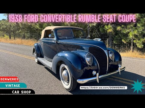 1938 Ford Convertible Coupe Rumble  BAT