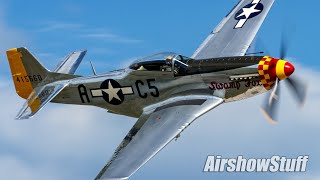P-51 Mustang 'Swamp Fox' Aerobatics - Thunder Over Michigan 2023
