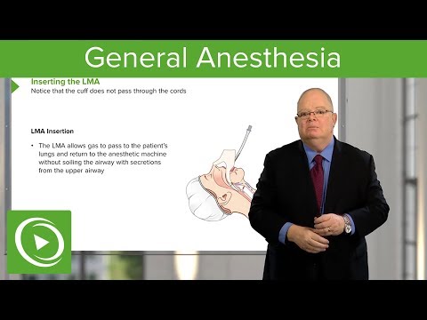 General Anesthesia – Anesthesiology | Lecturio