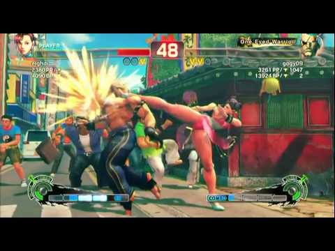 ssf4  AE ,  chun li    vs    sagat  (gogy09)
