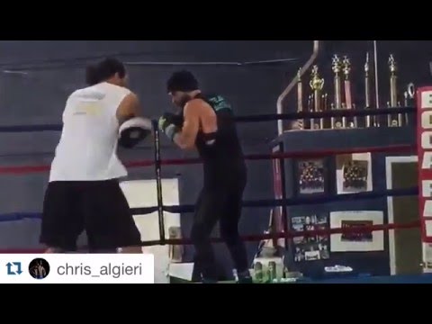 Chris Algieri's final prep ahead of Errol Spence Jr fight