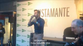 David Bustamante " Miento " Firma Vivir En Valladolid
