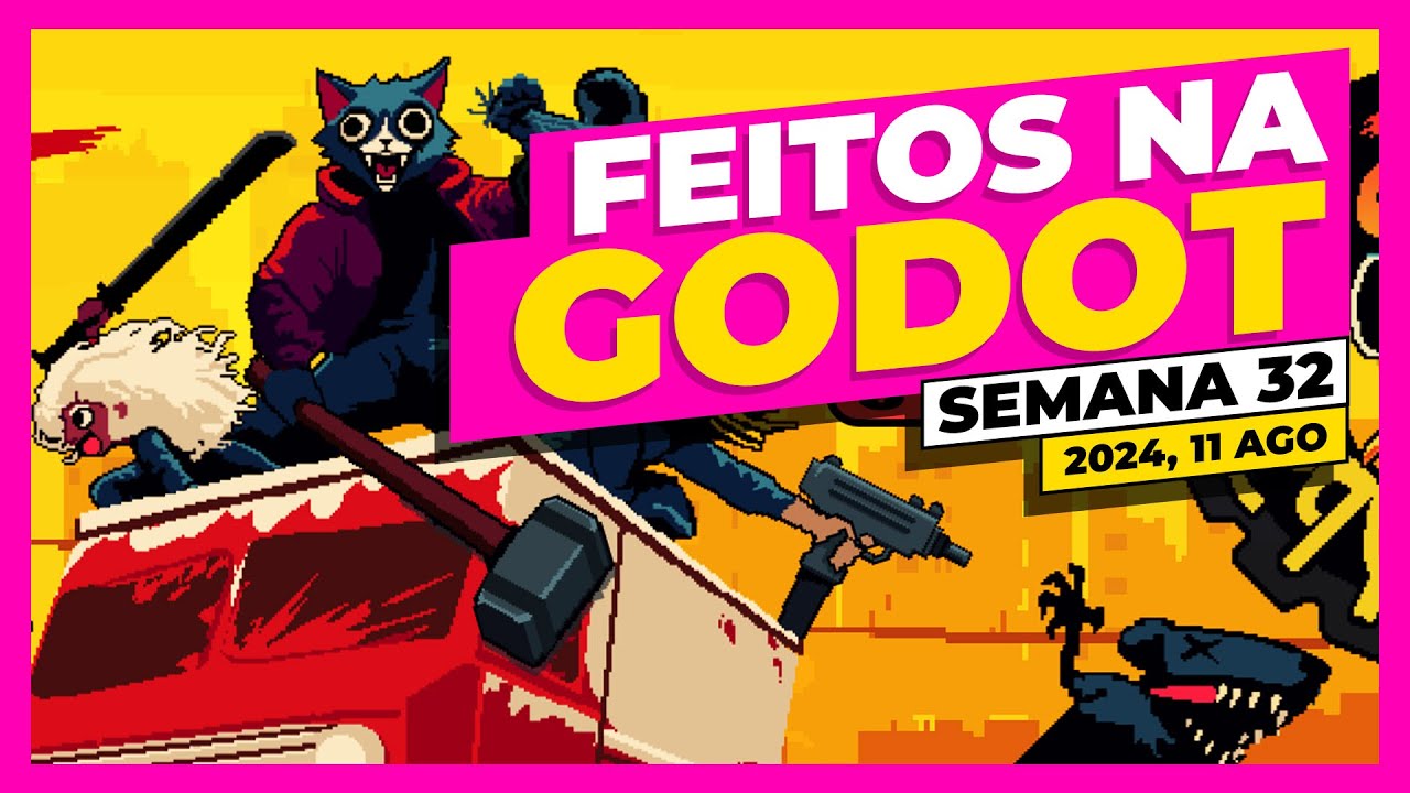 6 JOGOS Feitos na GODOT para TE INSPIRAR!  - Semana 32