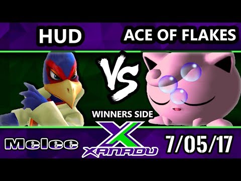 S@X 209 - Hud (Falco) Vs. Ace of Flakes (Jigglypuff, Fox) - Smash Melee Tournament - SSBM