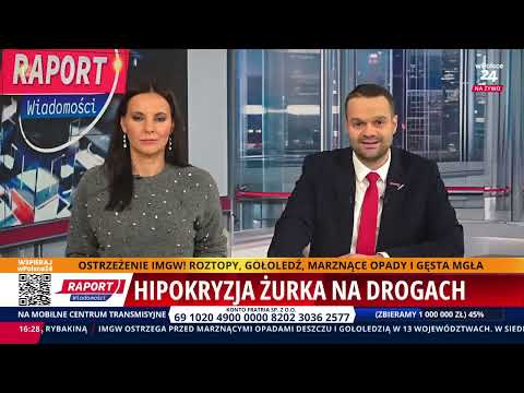 Żurek omal nie rozjechał pieszej na pasach!