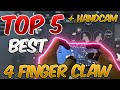 Top 5 Best 4 Finger Claw Settings/Sensitivity - Handcam Pubg Mobile