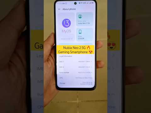 Nubia neo 2 5g 😱 60FPS PUBG ? #nubia #ytshorts #gaming