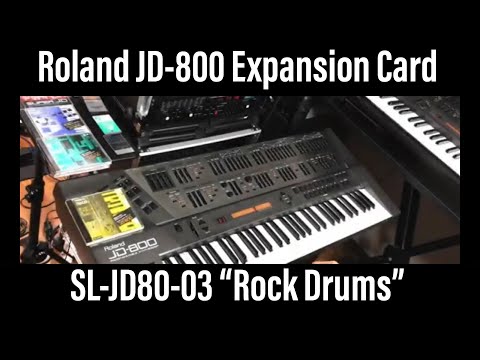 Roland JD-800 or JD-990 sound card SL-JD80-03 Rock Drums 1991-1996 image 6