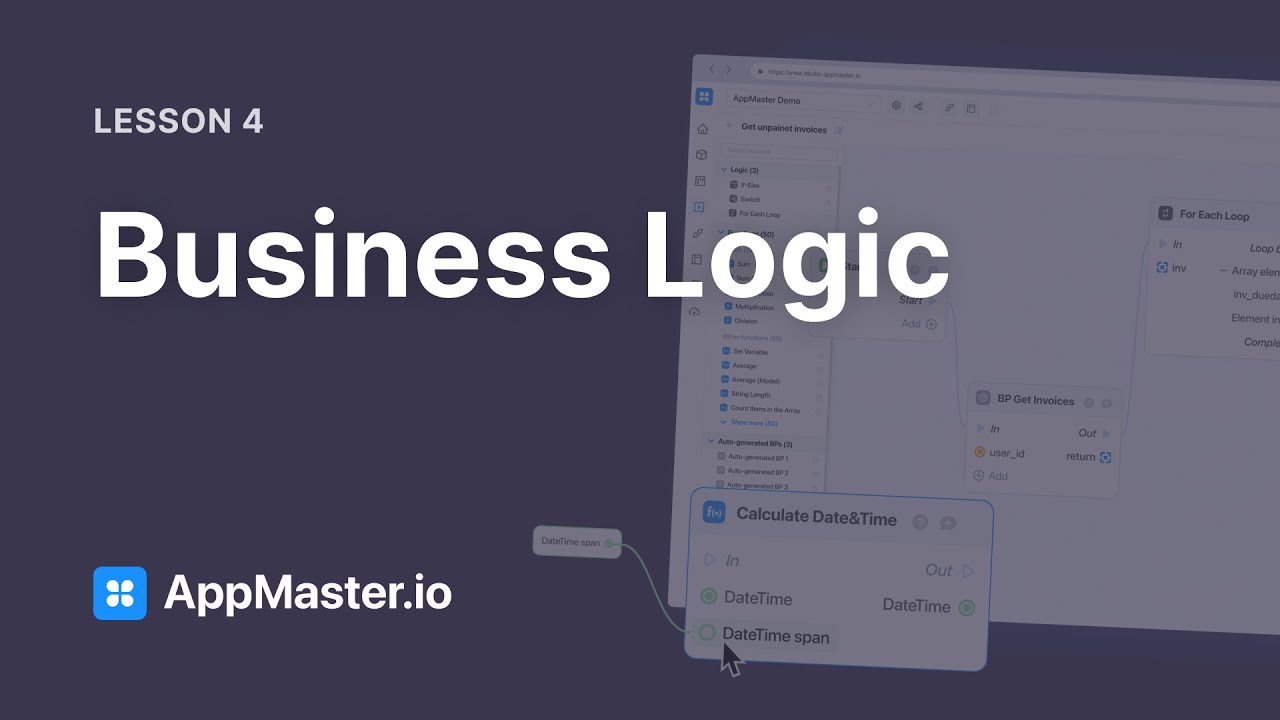 Lessons 4: Business Logic