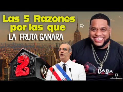 THE FRUIT: THE 5 REASONS WHY HE WILL BE THE WINNER, THE INFLUENCER SUPPORTED BY PRESIDENT LUIS AB...