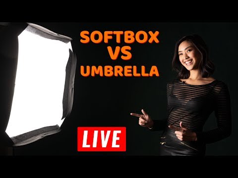 Umbrella vs Softbox - LIVE Photoshoot