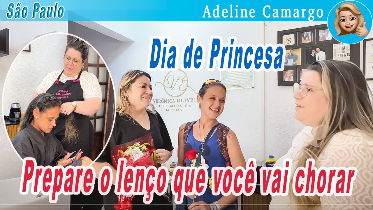 Dia de princesa para a moça que tocou meu coração vendendo bala