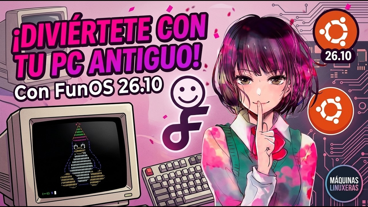 ¡REVIVE tu PC VIEJO y DIVIÉRTETE! 💻🔥 FunOS 26.10 (Basado en Ubuntu 26.10)