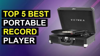 Top 5 Best Portable Record Player | Top-Rated Portable Vinyl Player
