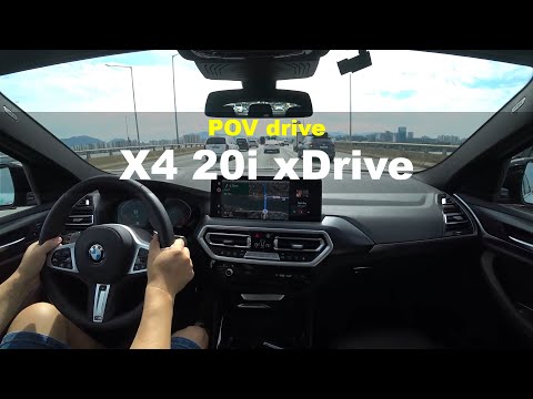 BMW X4 20i xDrive POV drive