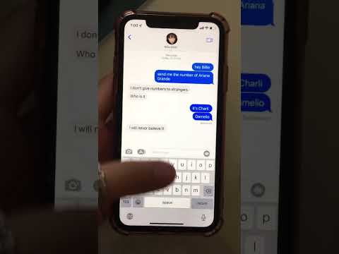 She gave me her number‼️🤩#arianagrande #billieeilish #prank #funny #chat #call #voice #friends