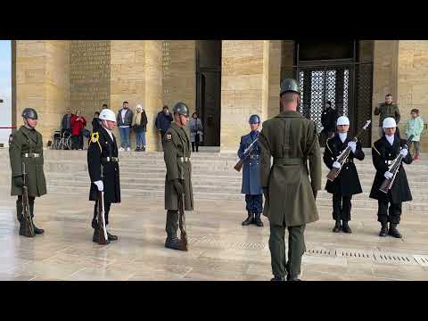 Anıtkabir Nöbet Değişimi Kükreyen Asker 30 Ocak 2023