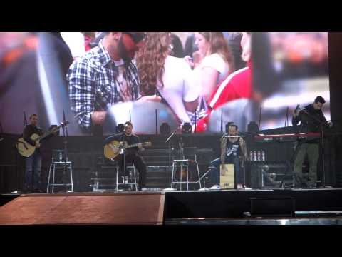 BSB soundcheck In a world like this tour Stockholm, Sweden 2014-03-13