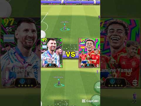 Lionel Messi 🆚 Lamine Yamal new update best card #efootball #2025 #efootball #pes #efootball #2024