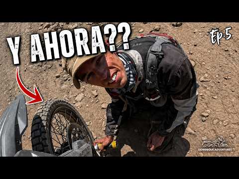 PINCHO EN MEDIO DE LA NADA 😰 | Neuquén en moto Ep. 5