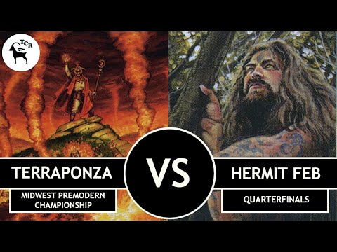 Premodern TerraPonza vs Hermit FEB 2nd Midwest Premodern Championship Quarterfinals