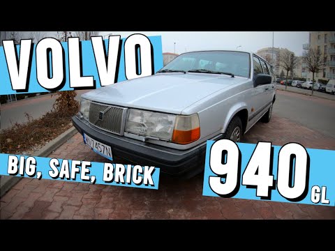 VOLVO 940 2.3 8v Red Block (1992) | a big, SAFE BRICK from SWEDEN | #30