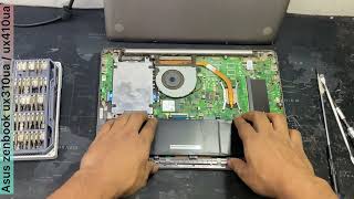 Asus zenbook ux310ua battery replacement. How to change asua zenbook ux310ua battery.#asuszenbook