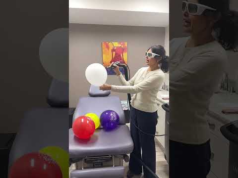 Balloon Experiment for Laser Hair Removal Showing Light & Dark Hair Pigment #laserhairremoval