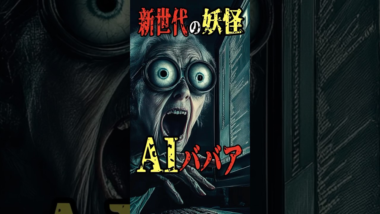 AIババア パソコンの画面から現れる老女【都市伝説女子ーズ 】テミスの嘆き #Shorts