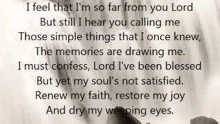 "Take Me Back" Lyrics and Video by Andrae Crouch & The Disciples