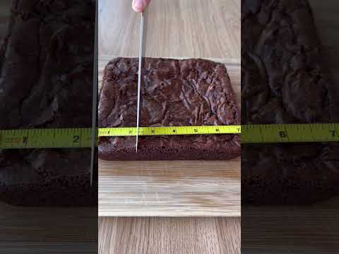 KITCHEN HACK: perfectly cut brownies ✔️