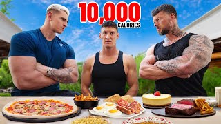 Eating Giant Bodybuilders 10,000 CALORIE Extreme Bulking Diet